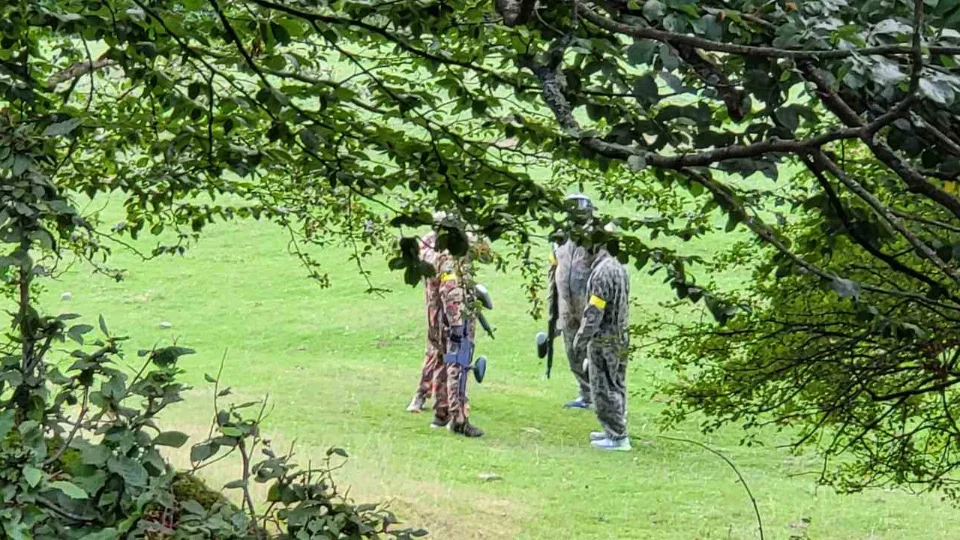 Пейнтбол на открито в района на Калофер