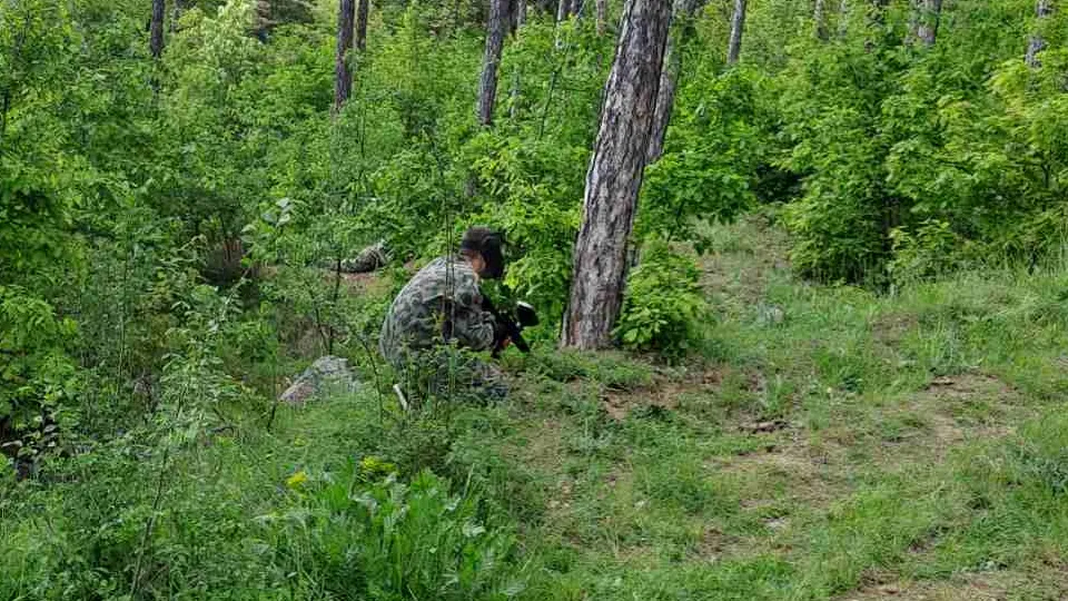 Пейнтбол на открито в района на Калофер