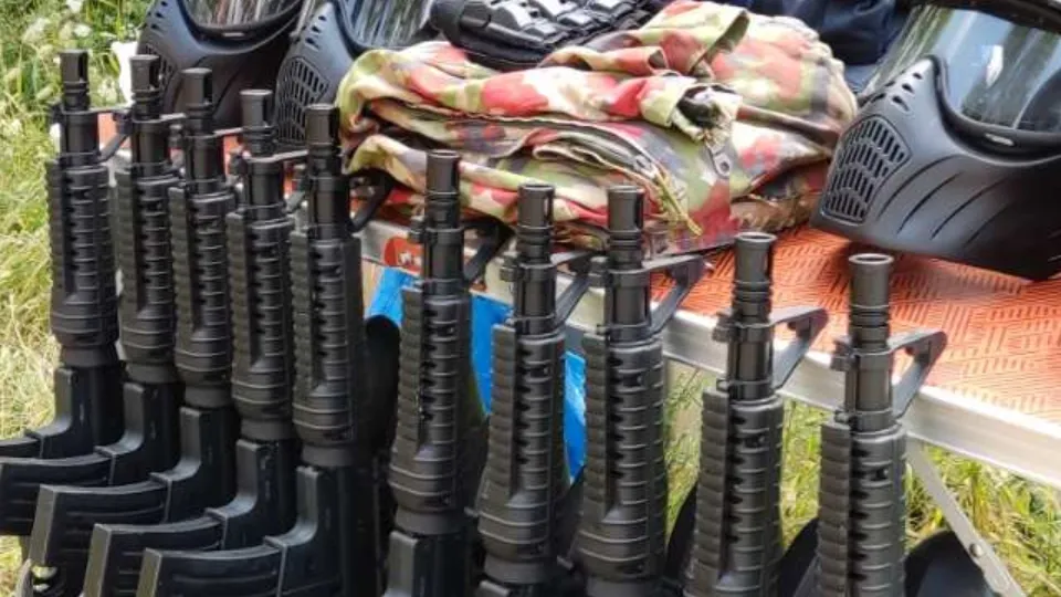 Пейнтбол на открито в района на Калофер