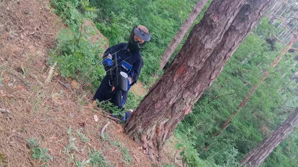 Пейнтбол на открито в района на Калофер