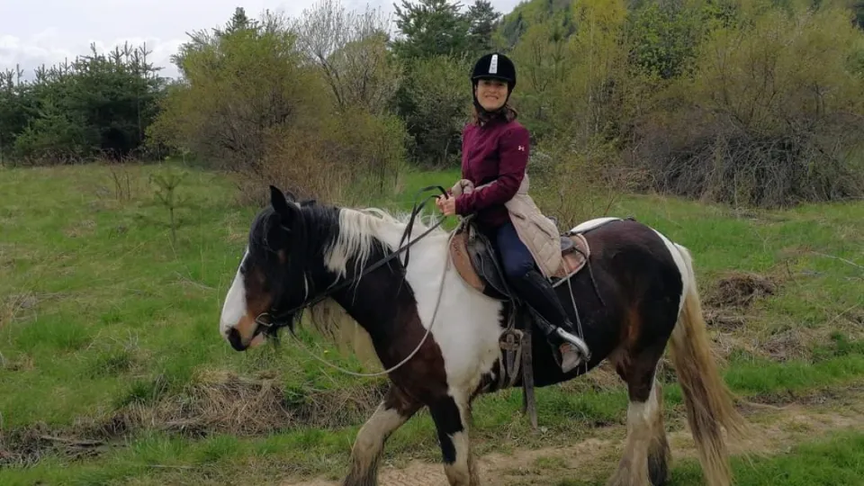 Конна езда Боровец ПРОМО BF Урок по езда сред природата