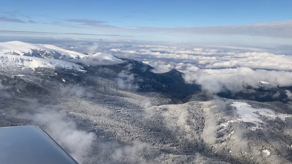 ПРОМО BF 45+ мин. Зимен полет-урок по планинско летене