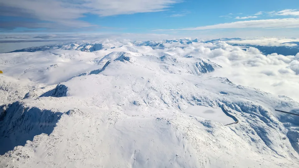 ПРОМО BF 45+ мин. Зимен полет-урок по планинско летене Урок по пилотиране