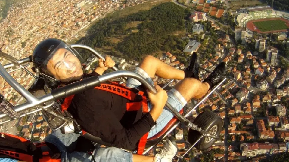 ПРОМО BF Полет с паратрайк край Стара Загора Полети и пилотиране