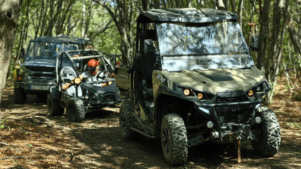 Ваучер ПРОМО BF Офроуд разходка с бъги висок клас с. Арбанаси, Велико Търново