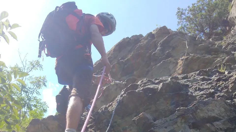 Скално катерене Енина (Казанлък) ПРОМО BF Виа ферати и каньони в централна България