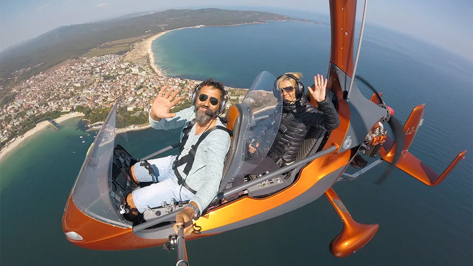 Полет с жирокоптер MTO-Sport