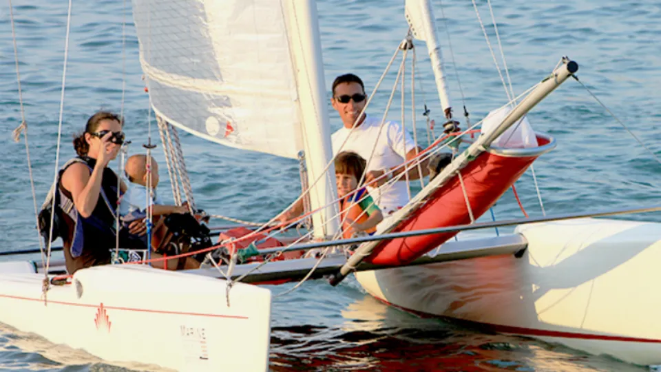 Ветроходна разходка с катамаран за двама