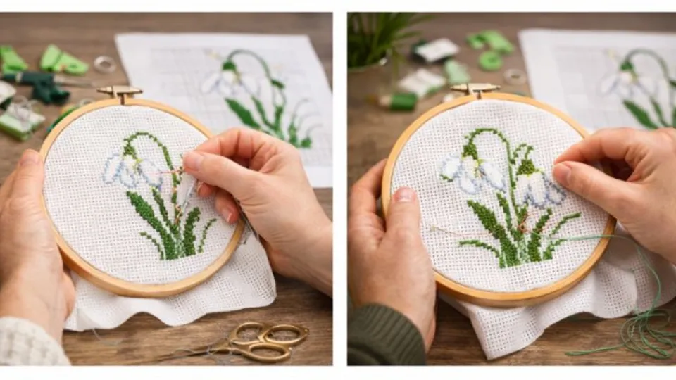 Творческа работилница за двама по бродерия–техника кръстче