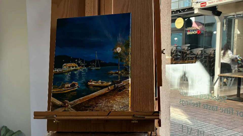 Романтика в Капана: Рисуване и бутилка вино за двама