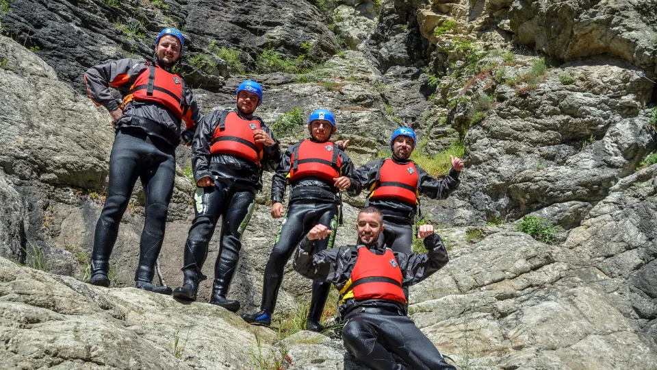 Каньонинг-разходка в Кресненското дефиле Адреналин