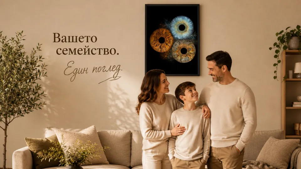 Уловете магията на погледа си с ирисова фотография ваучер